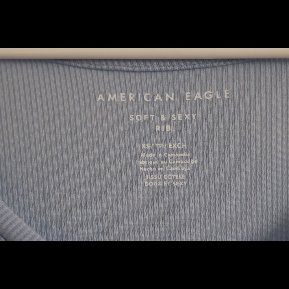 light blue AE long sleeve